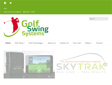 Tablet Screenshot of golfswingsystems.co.uk
